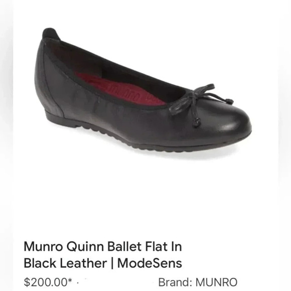Munro Quinn Ballet Flats Corpcore Narrow - Picture 3 of 12